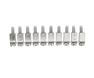 Happyyami 1set Fixed Terminal Block Jumper Insert for Din Rail Terminal Blocks for Grounding and Wiring Applications Compact Space-saving Design Reliable Performance for Industrial Use
