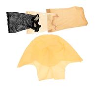 Happyyami 1set Latex Bald Cap Hair Net for Theatrical Cosplay Costume Parties Versatile Accessory for Men and Women Comfortable Fit and Breathable Design Includes Wig Caps for Secure Use