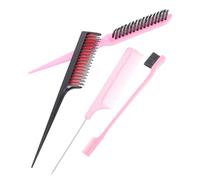 Happyyami 1Set Professional Hair Dye Comb Portable Hairdressing Brushes for Use and Salon Styling Durable Reusable and Flexible for Neat Hair Coloring Edition