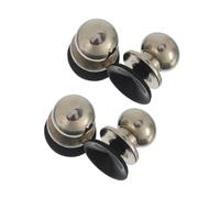 Happyyami 2 Pairs Mobile Game Joystick for Phone and Tablet, Gaming Controller Button Assist for Shooting and Battle Royale, Small Silver Touchscreen Game Triggers for Mobile Phone Gamers