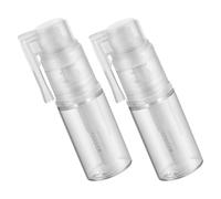 Happyyami 2 Pcs Powder Spray Bottles 14ml Plastic Press Type Long Nozzle | Hair Fiber Spray Bottle, Glitter Duster Sprayer, Precise Misting for Setting Powder and Hair Glitter