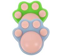 Happyyami 2 Sets Catnip Ball for Cats Indoor Catnip with Plastic Claw Shape, Regulate Mood and Freshen Breath, Can Be Pasted to Wall Or Bed for Interactive Play