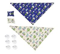 Happyyami 2 Sets of Triangular Reptile Hammocks Made of Lightweight Canvas Powerful Suckers, Easy to Clean Small Pet Sleeping Nests for Bearded Dragons and Other Reptiles