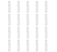 Happyyami 20 Pcs Plastic Pen Case for Ballpoint Pens and Pencils | Student Stationery, Fixed Plate Design, Portable Single-pen Storage, Shell, Retail Display