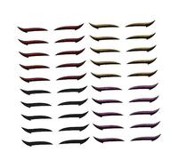 Happyyami 20Pairs Self Adhesive Eyeliner Stickers for Women of Fashion Eyelid Strips for Hooded Eyes Easy Application for Makeup Lovers