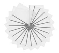 Happyyami 20pcs A4 File Folders with Rod Clips, Plastic Triangular File Fixing Clips for Organizing and Storing Documents, Suitable for Project Management and Office Use