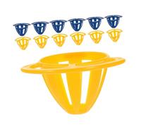 Happyyami 20pcs Bird Cage Hanging Fruit Vegetable Basket Boiled Egg Holder Calcium Teeth Chew Toy Foraging Treats Holder for Parakeet Cockatiel Wild Birds Parrots