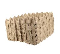 Happyyami 20pcs Pulp Flats for Insect Breeding Sturdy Multi- Growing Tray for Reptile House and Pet Stores Convenient and Space-saving