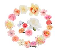 Happyyami 21Pcs Flower Hair Clip Durable Decorative Hairpins for Adorable Floral Hair Accessories for Bridal and Everyday Hairstyles