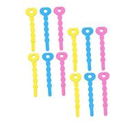 Happyyami 24pcs Sponge Curl Sticks Hair Rollers Medium Size Hairdressing Tool Heatless Curlers for Overnight Styling Random Color