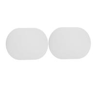 Happyyami 2pcs Absorbent Pet Feeding Mat for Food and Water Bowls Quick-dry Diatomite Dog Bowl Spill Mat Leak Design Non- Shape for Easy Cleanup
