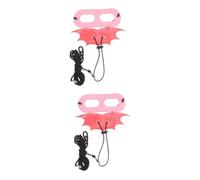 Happyyami 2pcs Adjustable Reptile Harness Lizard Harness Devil Wings Hauling Cable Pet Leash Small Animal Accessories Size l
