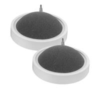 Happyyami 2pcs Aquarium Air Stones for Fish Tank Oxygenation Replaceable Bubble Stones for Hydroponics Aquariums Water Quality Nutrient Circulation