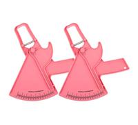 Happyyami 2pcs Body Fat Caliper Measuring Tool for Home, Plastic Skinfold Caliper Body Measurement Device with Easy Operation and Accurate Fat Monitoring
