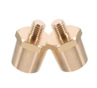 Happyyami 2pcs Brass Auto Battery Terminal Connectors High Conductivity Post Adapter for Car Battery Easy Install Fit for Various Vehicle Models