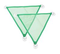 Happyyami 2pcs Breathable Mesh Reptile Hammock for Reptiles Lizard Swing Toy Easy to Install and Remove for Bearded Dragons Chameleons Snakes Expands Living Space