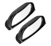 Happyyami 2pcs Car Blind Spot Mirrors Wide Angle B-pillar Side View Mirror Adjustable Plastic and Glass for Truck and Suv Passenger Side Rear Seat
