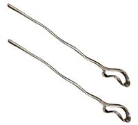 Happyyami 2pcs Chinese Hair Stick Hairpin for Women Decorative Metal Hair Chopsticks for Buns for Girls