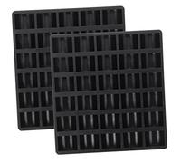 Happyyami 2pcs Coin Storage Organizer Box Coin Holder for Daily Use Multi Design for Supermarket Change and Collection