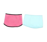 Happyyami 2pcs Cooling Bandana for Dogs Lightweight Breathable Puppy Advanced Cooling Technology for Hot Weather Washable Pet Supplies Keeps Dogs Comfortable