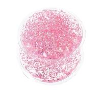 Happyyami 2pcs Cooling Eye Patches Pink Mini Cold Compress Eye Pads and Relief from Headache Suitable for Travel and Sleep