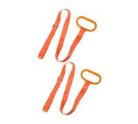 Happyyami 2PCS Deer Drag Harness Adjustable Heavy Duty Pull Strap with Easy to Grip Handle for Efficient Hauling and Outdoor Hunting Trips for Various Deer and Reduced User Fatigue