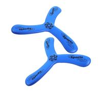 Happyyami 2pcs EVA Fast Catch Boomerangs Beginning Returning Boomerangs Fun Outdoor Toys for Camping Backyard Picnic Blue