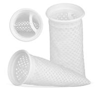 Happyyami 2pcs Honeycomb Filter Socks for Aquarium Mesh Filter Bags for Filtration Fish Tanks and Sinks