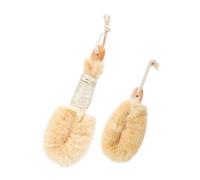 Happyyami 2Pcs Natural Sisal Body Brush Shower Exfoliating Bath Brushes for Deep Cleaning and Dead Skin Removal Durable and Safe Material for Body Scrubbing and Enhancing