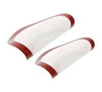 Happyyami 2pcs Non-Stick Silicone Baking Mats Set Round Reusable Silicone Baking Sheets Φ254mm Φ308mm for Pizza Pastry Oven Use Heat Resistant Liners