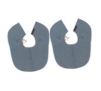 Happyyami 2pcs Parrot Bite Cloth Washable Bird Training Pad for Shoulder Comfortable Cover for Bird Owners Random Bell