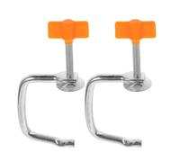 Happyyami 2pcs Pasta Maker Fixing Clip Replacement Universal Manual Pasta Making Machine Clamp Accessory for Noodle Maker Device Parts