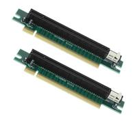 Happyyami 2pcs Pci-e Graphics Card Slot Gpu Riser Adapter Card External Gpu Dock for Laptop Pci Interface Graphics