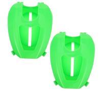 Happyyami 2Pcs Pigeon Holder Fixed Frame for Easy Feeding and Medication Durable Plastic Mount for Pigeon Care Broad Compatibility for Bird and Feeding Needs Green Design