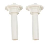 Happyyami 2pcs Plastic Refrigerator Drain Pipes, 54mm Cooler Replacement Drain with Leak Prevention, Universal Compatibility for Freezer, Fridge Drainage in Kitchen and Store Area