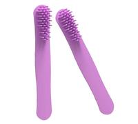 Happyyami 2pcs Portable Wide Tooth Comb for Wet Curly Hair Detangler for Women Dandruff Removal Gentle Styling for Wigs and Go Use