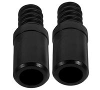 Happyyami 2Pcs Replacement Threaded Tip for Broom and Extension Poles Plastic Screw End Adapter with Rivet Design for Easy Installation Compatible with Metal Rods Suitable for Household and