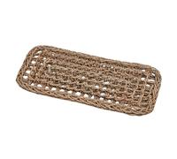 Happyyami 2pcs Reptile Woven Mat for Lizards and Geckos Crawling Habitat Handmade Natural Seaweed Compact Design for Easy Storage