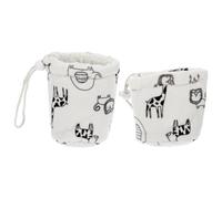 Happyyami 2pcs Reusable Bottle Cover Made of Soft Lamb Cashmere and Cotton with Cartoon Patterns, Designed for Daily Life to Protect Bottles and Provide Fall Protection a Lovely