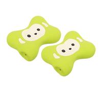 Happyyami 2pcs Squeaky Dog Toys Interactive Latex Chewing Plaything for Dogs Cartoon Design to Reduce Boredom and Promote Healthy Teeth