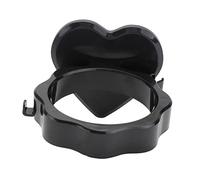 Happyyami 2Pcs Sticky Hair Dryer Bracket Wall Mounted Rack Punch Hook for Bathroom Storage Calibre Holder for Smooth Surfaces Stylish Organization for Home Salon