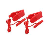 Happyyami 2Pcs Treadmill Emergency Stop Key Replacement Fitness Safety Lock for Running Machines Dual Insert Design for Secure Connection Quick Installation Treadmill