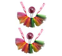 Happyyami 2sets Chameleon Costume for Pets Lizard Dress and Hat Outfit for Special Events Lightweight and Chic Design to Make Your Pet Stand