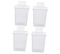 Happyyami 2sets Tortoise Table Accessories for Reptile Feeder Box Mini Lizard Tank Container 2pcs*2