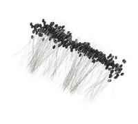Happyyami 300pcs Fishing Bobber Stopper Kit Slip-proof Silicone Bobber Beads Black Oval Float Line Stopper for Precise Sinker Positioning Outdoor Fishing Accessories for Bass