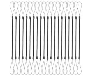 Happyyami 30pcs Elastic Stylus Pen Lanyard for Tablet and Touch Pen, Lightweight Plastic Spring Coiled Anti-lost Rope with Soft Feel for Sketching and Note-taking