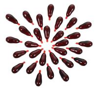 Happyyami 30pcs Halloween Fake Blood Funny Vampire Pills Vomiting Blood Capsule Horror Prop for April Fool's Day Cosplay Party Masquerade