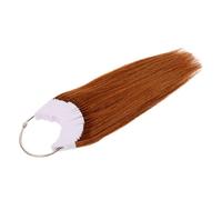 Happyyami 30Pcs Human Hair Color Testing Strands Hair Dye Practice Samples for Salon Professionals Includes Color Chart for Hair Styling Techniques and Skill Enhancement