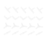 Happyyami 32pcs Aquarium Airline Connectors Fish Tube Adapters for Optimal Oxygen Supply Easy Installation Compatible Various Air Pump Accessories Includes Shapes