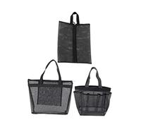 Happyyami 3pcs Cosmetic Organizer Bag for Women Lightweight Toiletry Travel Makeup Storage Pouch Compact Practical Beach Bath Essentials Storage for Cosmetics